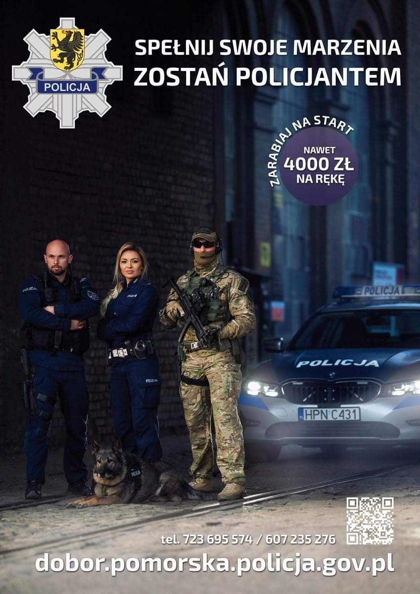 policja plakat